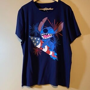 Disney Navy Blue Stitch Rocket T-Shirt